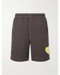 Human Made - Straight-Leg Mid-Length Logo-Print Swim Shorts - Lyst