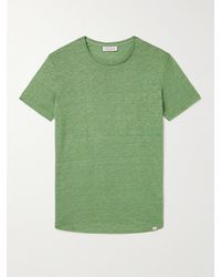 Orlebar Brown - Ob-t Slim-fit Linen-jersey T-shirt - Lyst