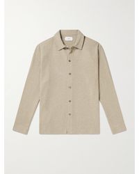 MR P. - Double-faced Cotton-blend Jersey Overshirt - Lyst