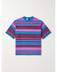 Loewe - Paula's Ibiza gestreiftes T-Shirt aus einer Baumwoll-Leinenmischung - Lyst