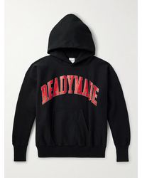 READYMADE - Logo-Print Cotton-Blend Jersey Hoodie - Lyst