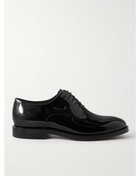 Brunello Cucinelli - Patent-leather Oxford Shoes - Lyst