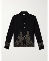 Bode - Embellished Silk Shirt - Lyst