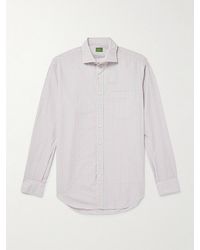 Sid Mashburn - Checked Cotton-Poplin Shirt - Lyst