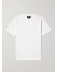 Vilebrequin - Titan schmal geschnittenes T-Shirt aus Baumwoll-Jersey mit Logostickerei - Lyst