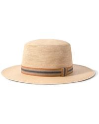 Loro Piana - Naoki Webbing-Trimmed Straw Hat - Lyst