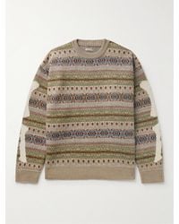 Kapital - Fair Isle Wool-blend Sweater - Lyst