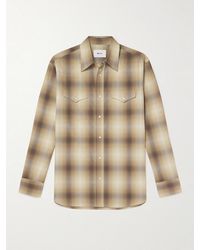 NN07 - Ricky 50005 Checked Organic Cotton Western Shirt - Lyst