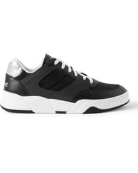Celine - Ct-07 Rubber-Trimmed Mesh And Leather Sneakers - Lyst