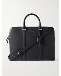 Mulberry - Camberwell Logo-print Cross-grain Leather Briefcase - Lyst