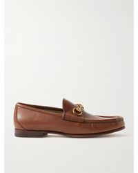 Gucci - Horsebit Leather Loafer - Lyst