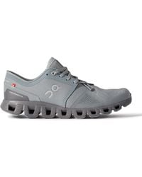 On Shoes - Cloud X3 Rubber-trimmed Mesh Running Sneakers - Lyst