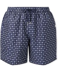 Derek Rose - Tropez Straight-leg Mid-length Printed Swim Shorts - Lyst