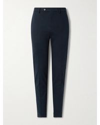 Slowear - Slim-Fit Cotton-Blend Gabardine Trousers - Lyst