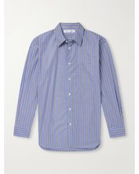 Comme des Garçons - Striped Cotton-Poplin Shirt - Lyst
