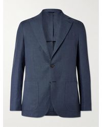 De Petrillo - Linen Suit Jacket - Lyst