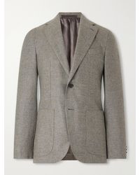 Caruso - Aida Wool And Cashmere-Blend Twill Blazer - Lyst