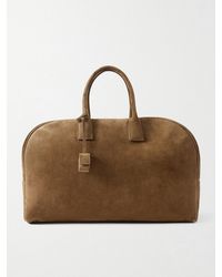 Saint Laurent - Suede Duffle Bag - Lyst
