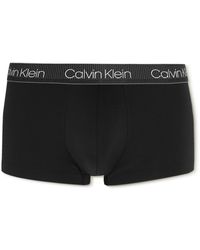Calvin Klein Underwear Breathable Cotton Mesh Boxer Briefs in Blue for Men  - Lyst