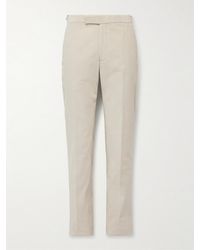 Richard James - Chapman Slim-Fit Straight-Leg Cotton-Corduroy Suit Trousers - Lyst