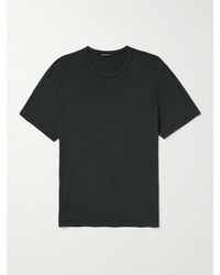 James Perse - Elevated Lotus T-Shirt aus Baumwoll-Jersey in Stückfärbung - Lyst