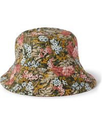 Erdem - Floral-print Cotton-blend Canvas Bucket Hat - Lyst