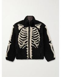 Kapital - Bone Boa Reversible Printed Fleece And Nylon Jacket - Lyst