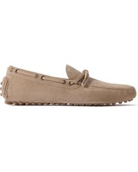 Brunello Cucinelli - Suede Driving Shoes - Lyst