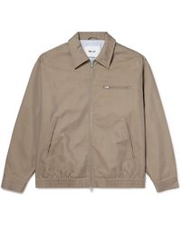 NN07 - Gideon 80038 Organic Cotton-Twill Blouson Jacket - Lyst