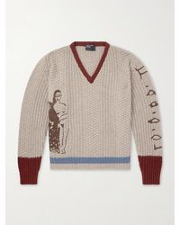 Enfants Riches Deprimes - Nu Sur Papier (Iv) Embroidered Cashmere Sweater - Lyst