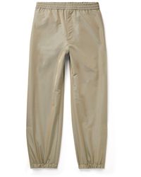 AURALEE - Finx Straight-leg Padded Cotton-blend Trousers - Lyst