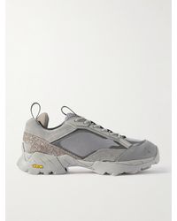 Roa - Lhakpa Rubber And Suede-trimmed Mesh Sneakers - Lyst