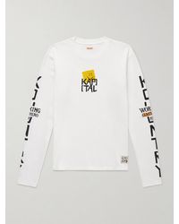 Kapital - Peckish Embroidered Printed Cotton-jersey T-shirt - Lyst