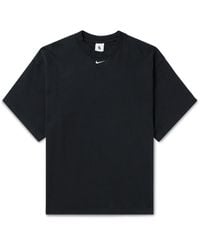 Nike - Solo Swoosh Short-sleeve Heavyweight Top 'black/white' - Lyst
