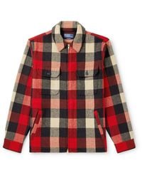 Polo Ralph Lauren - Checked Wool-Blend Overshirt - Lyst