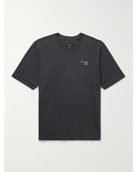 Rag & Bone - T-shirt in jersey di cotone con logo 425 - Lyst