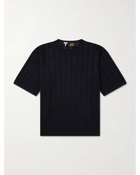 Loewe - Paula's Ibiza Knitted Linen-Blend T-Shirt - Lyst