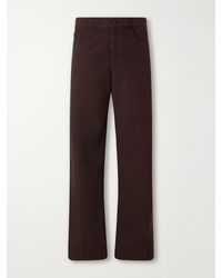 Dries Van Noten - Straight-leg Cotton Trousers - Lyst