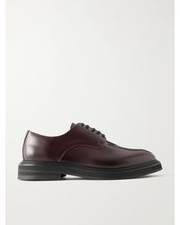 VINNY'S - Officer Polished-Leather Derby Shoes - Lyst