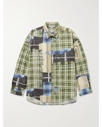 Acne Studios - Setar Oversized Printed Crinkled-cotton Shirt - Lyst