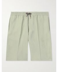 Paul Smith - Shorts a gamba dritta in lino con coulisse - Lyst