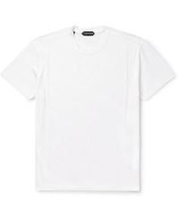 Tom Ford - Slim-fit Lyocell And Cotton-blend Jersey T-shirt - Lyst