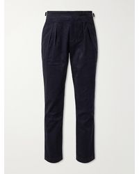 MR P. - Tapered Cotton-Corduroy Trousers - Lyst