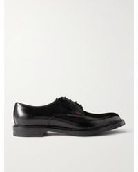 Gucci - Leather Derby Shoes - Lyst