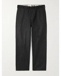 SAINT Mxxxxxx - Straight-Leg Cotton-Twill Trousers - Lyst