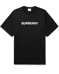 Burberry - Oversized Logo-print Cotton-jersey T-shirt - Lyst