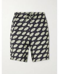 Dries Van Noten - Straight-leg Printed Twill Shorts - Lyst