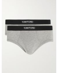 Tom Ford - Set aus zwei Slips aus einer Stretch-Baumwoll-Modalmischung - Lyst
