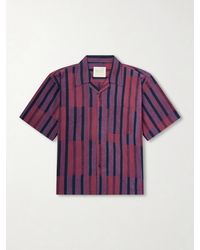 Kardo - Rohit Convertible-Collar Striped Cotton Shirt - Lyst