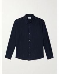 MR P. - Garment-Dyed Linen Shirt - Lyst